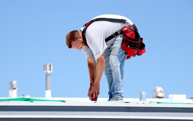 Lebanon Town Hall receives roof repairs Local News wdtimes com