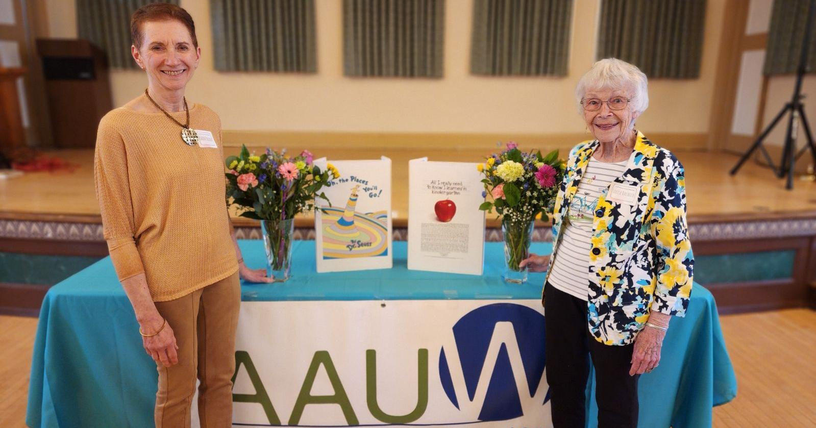 AAUW Woman of Merit celebration honors Karen Foelker and Louise Dietrich - Vimarsana News