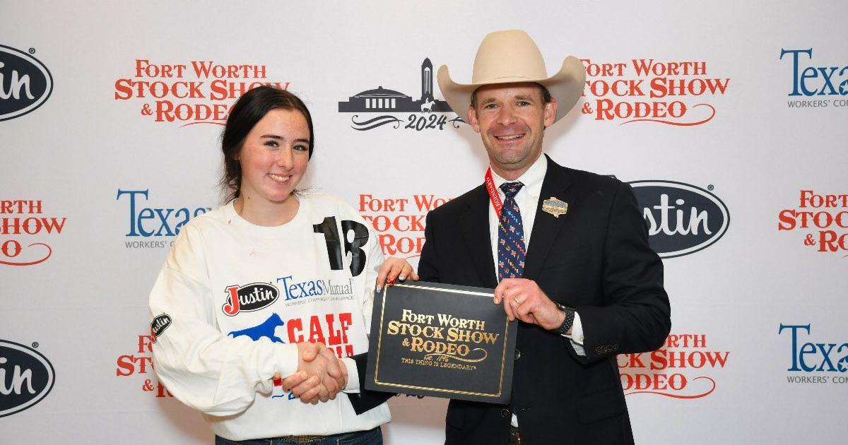 Weatherford youth snags calf during FWSSR scramble - Vimarsana News