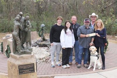 ADDING ON: Donation helps secure K9 statue at Veteran's Memorial