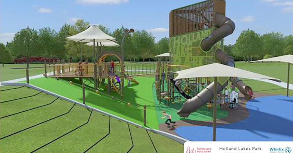 Construction on new Holland Lake playground to begin next month