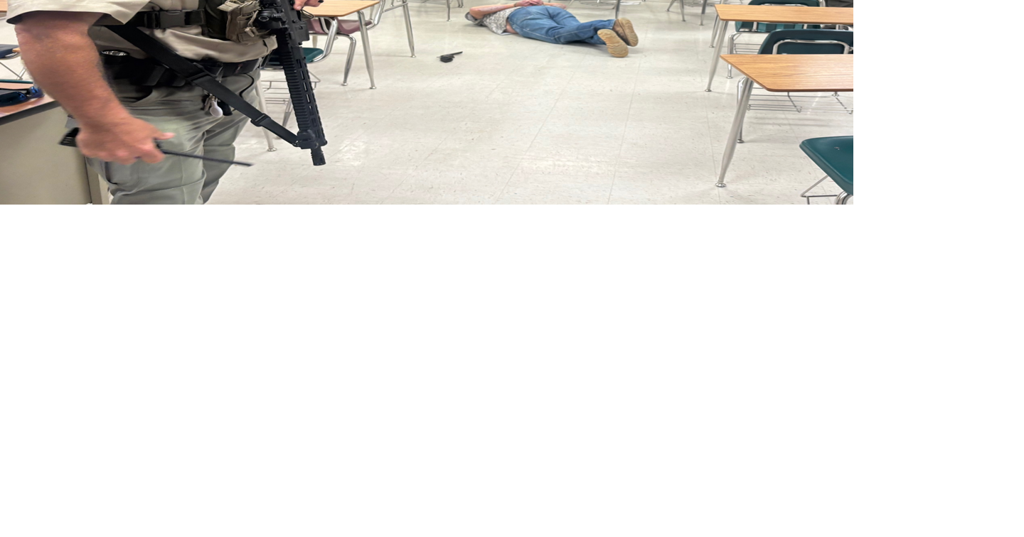 Multiple Palo Pinto law enforcement agencies stage active shooter drill in Mineral Wells High School