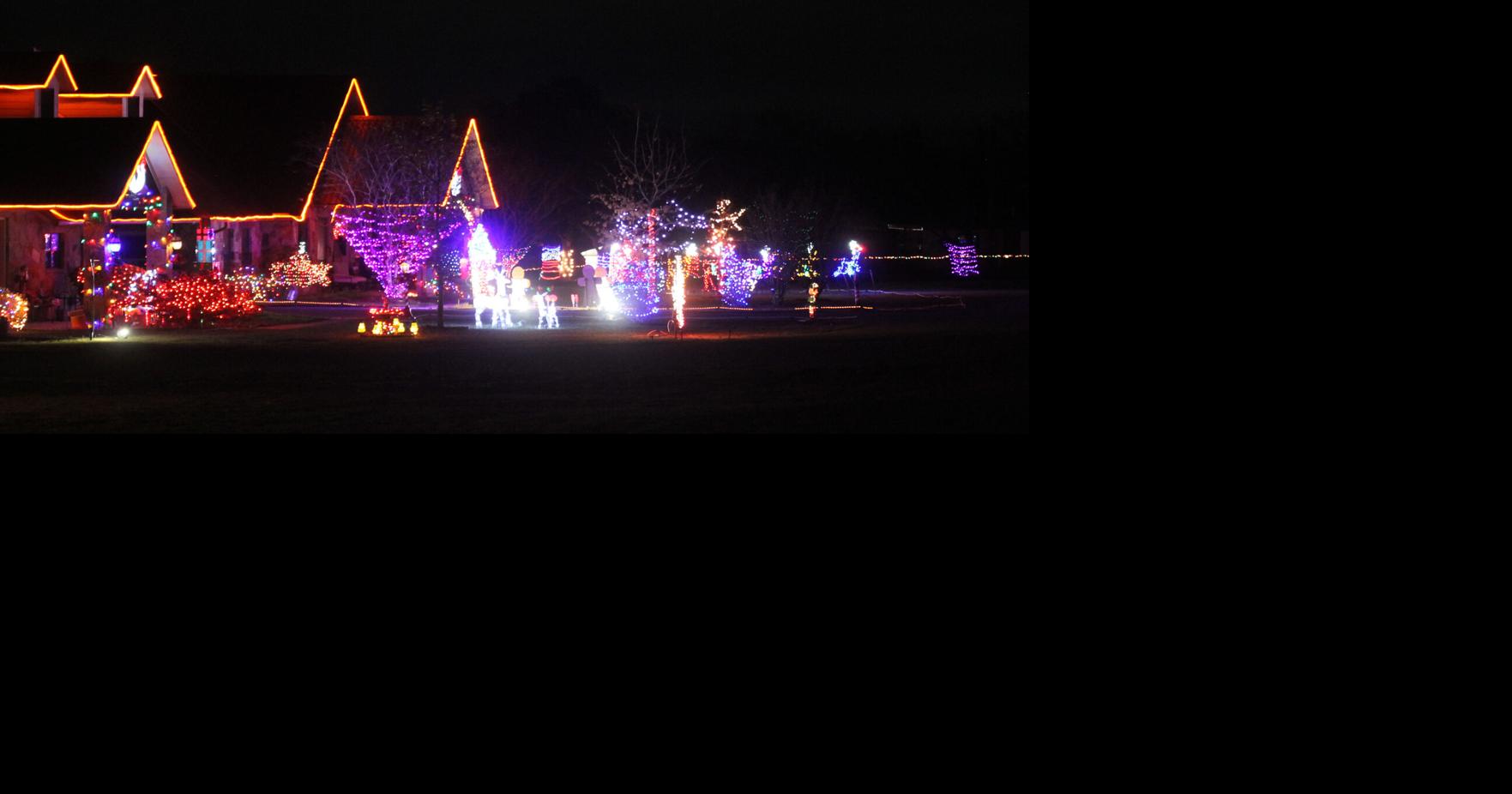 DECKING THE HALLS Christmas displays bring joy to homeowners and their