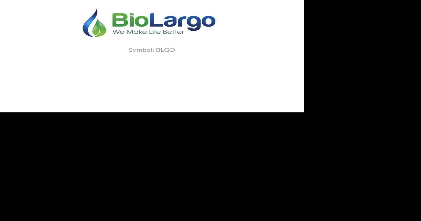 BioLargo Signs Memorandum of Understanding with Aquatech to Accelerate Commercialization of PFAS Treatment Technology