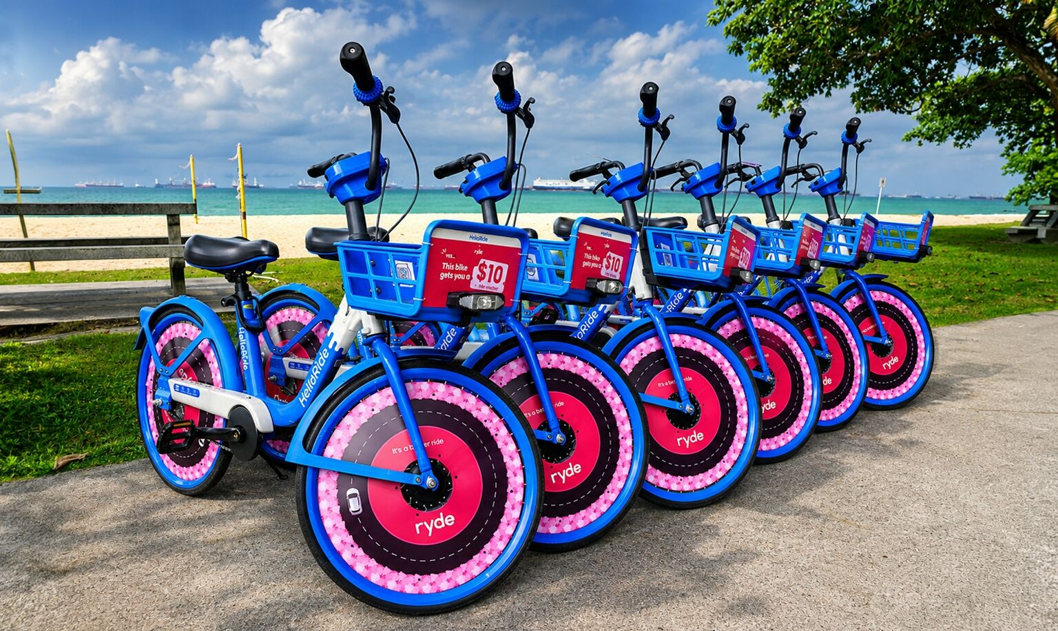 Ryde Launches Co-Branded Bicycle Activation with HelloRide Across