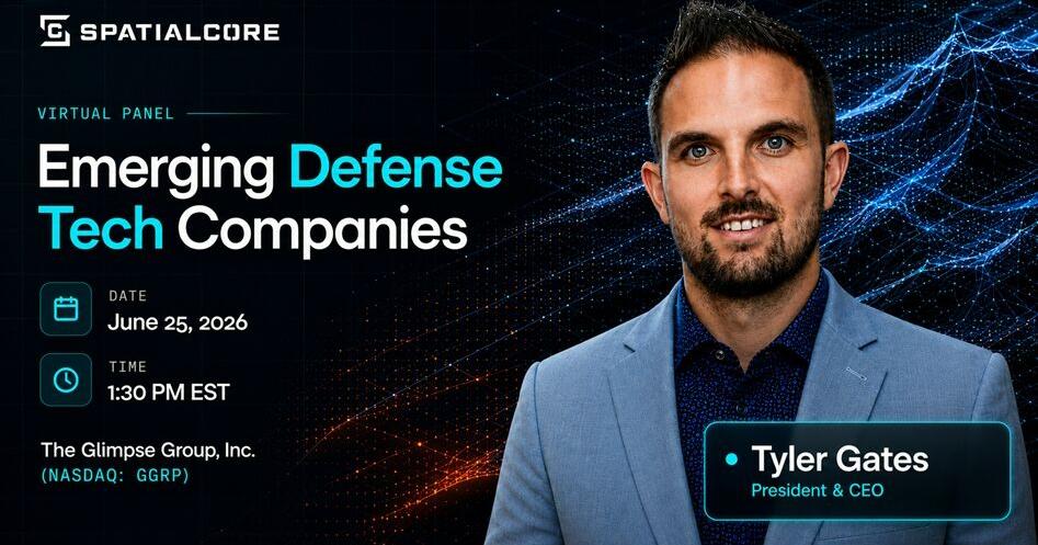 Tyler Gates, CEO of The Glimpse Group, Joins Industry Leaders for Panel on Defense Tech and Domestic Supply Chains
