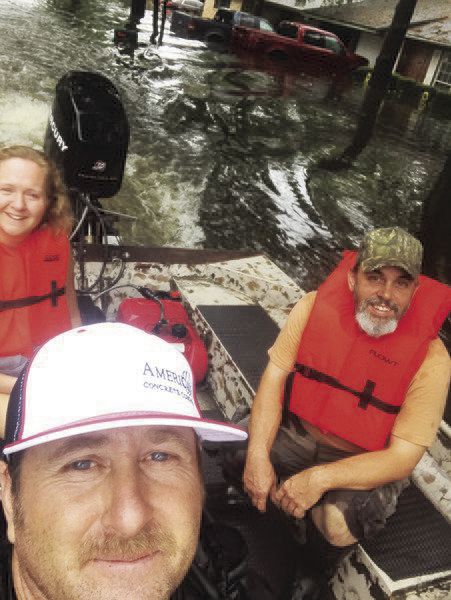 Weatherford men help with rescue of stranded people in Houston