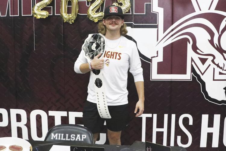 PHOTOS Millsap HS athletes signing day, Kelsey Ground and Mason Burns
