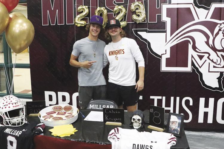 PHOTOS Millsap HS athletes signing day, Kelsey Ground and Mason Burns
