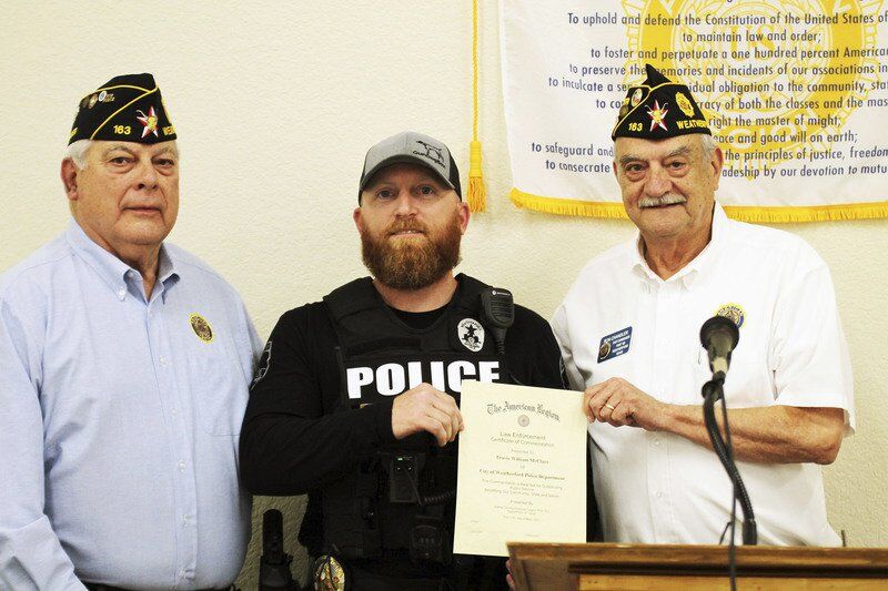 TOP COP: WPD's McClure named Law Enforcement Officer of the Year by American Legion - Vimarsana News