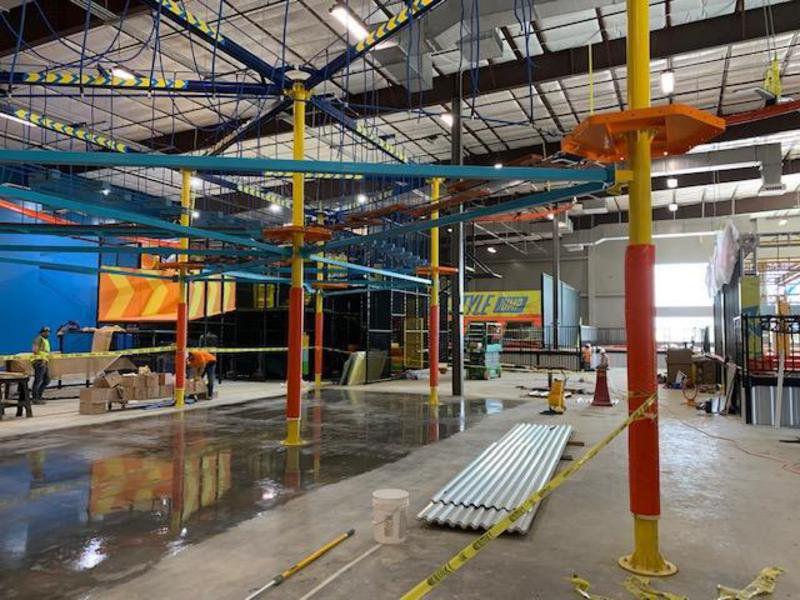 Construction progressing on Urban Air Adventure Local News