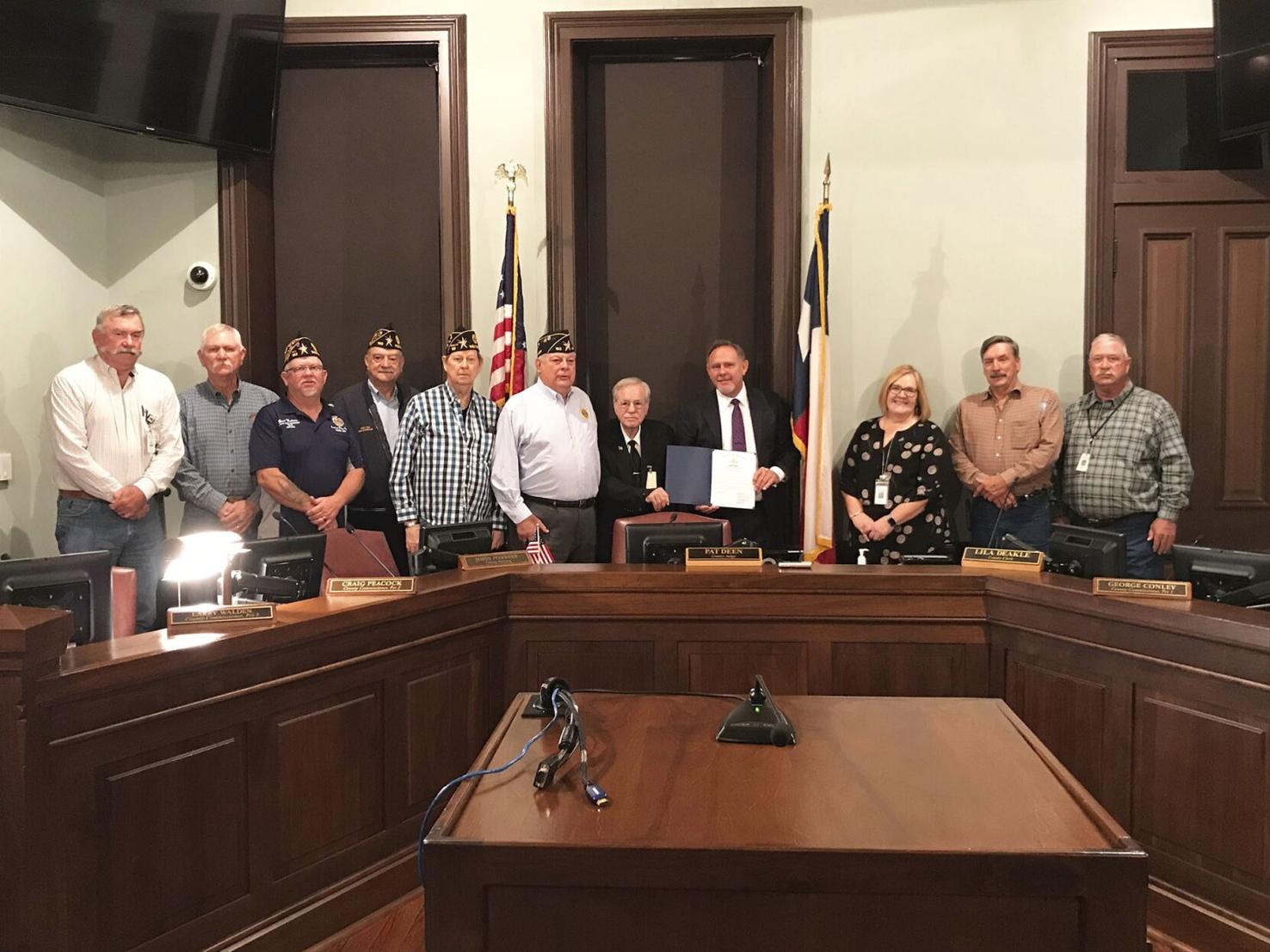 Parker County commissioners designate Veterans Week Local News