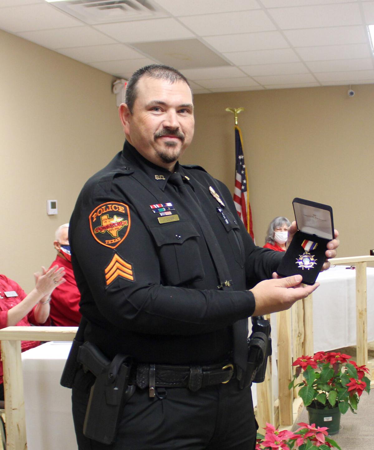 Springtown Police Sergeant Awarded Medal Of Valor Local News Weatherforddemocrat Com