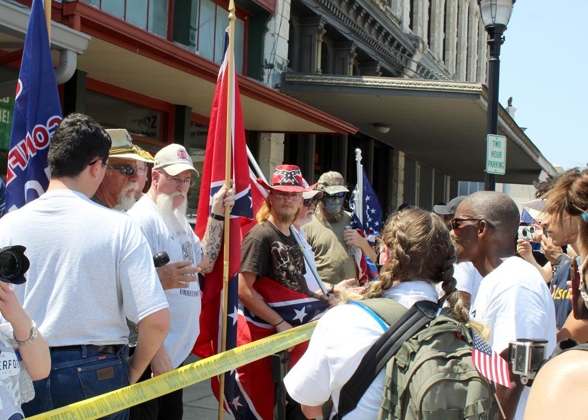 GALLERY Saturday protest over Confederate monument Gallery