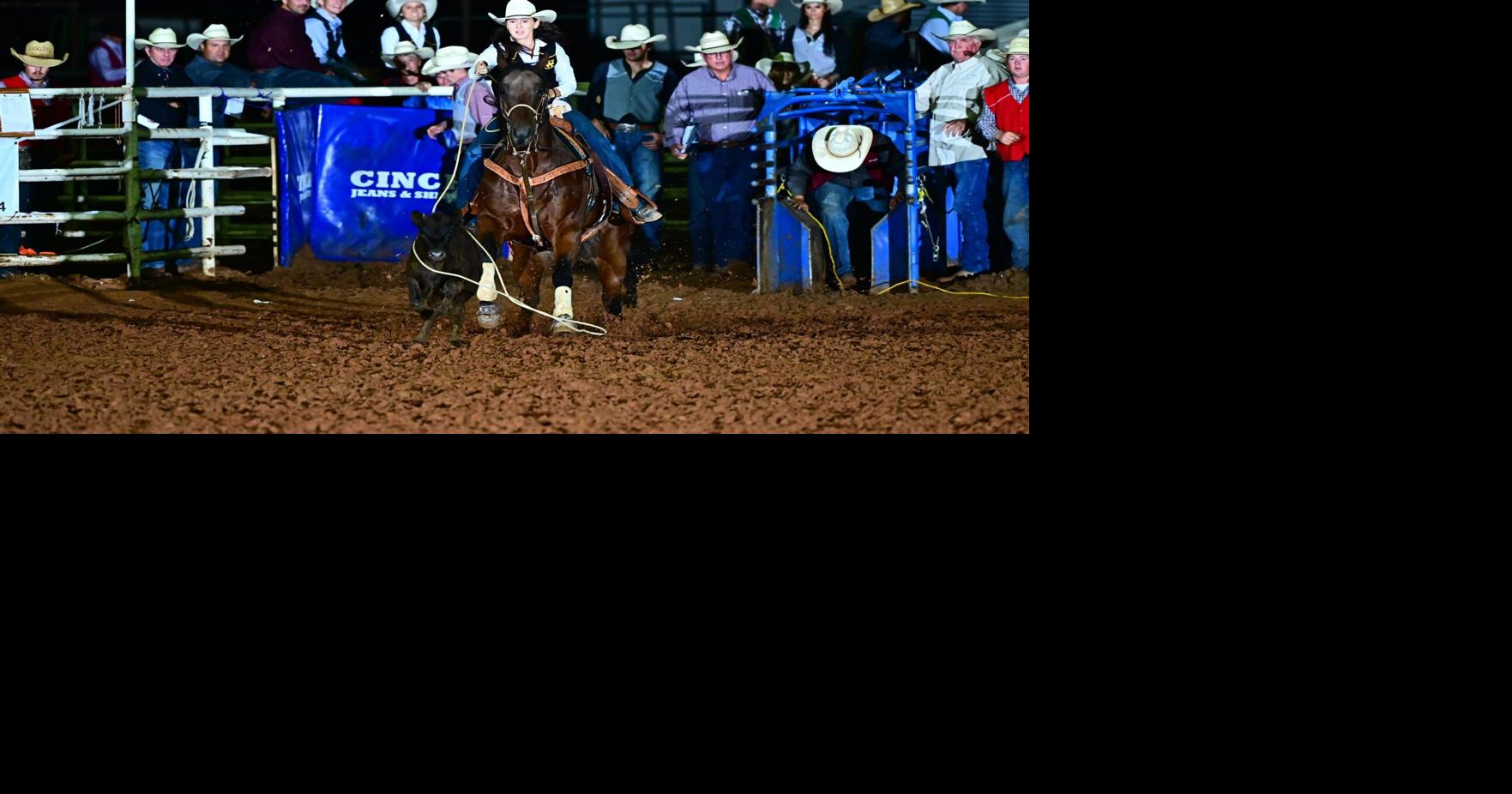 WC’s Meged wins breakaway roping title at Portales rodeo | News ...
