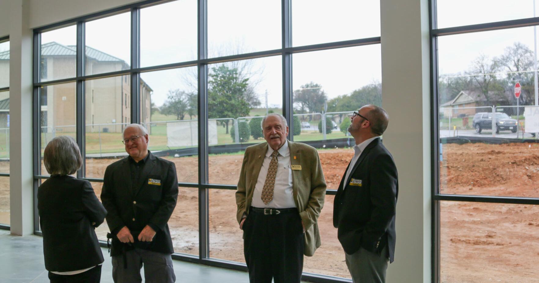 WC board tours Durant Hall construction - Vimarsana News