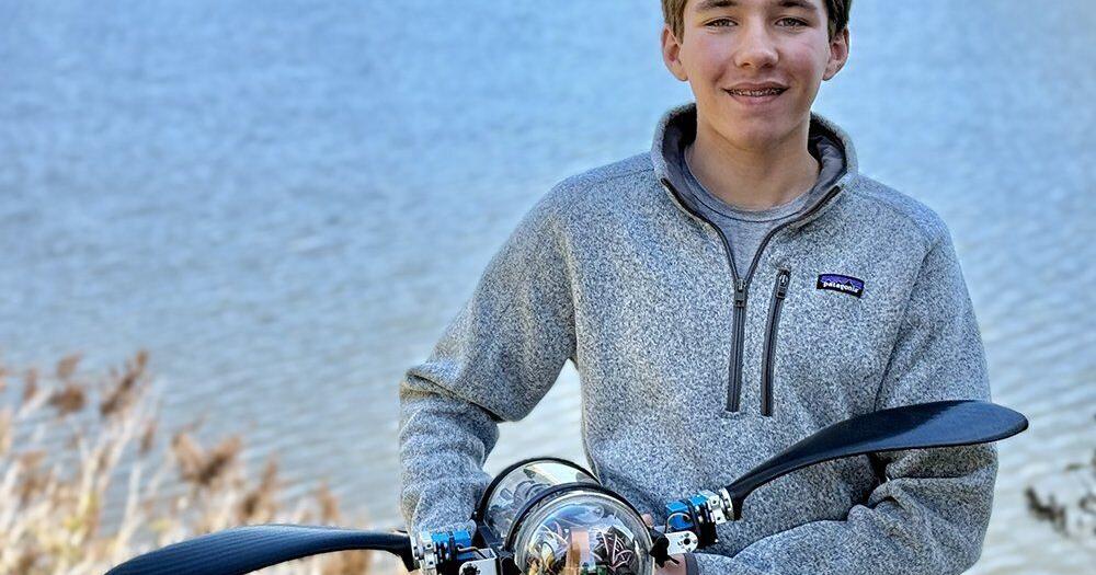 Burlington teen earns $50K prize for robotic turtle