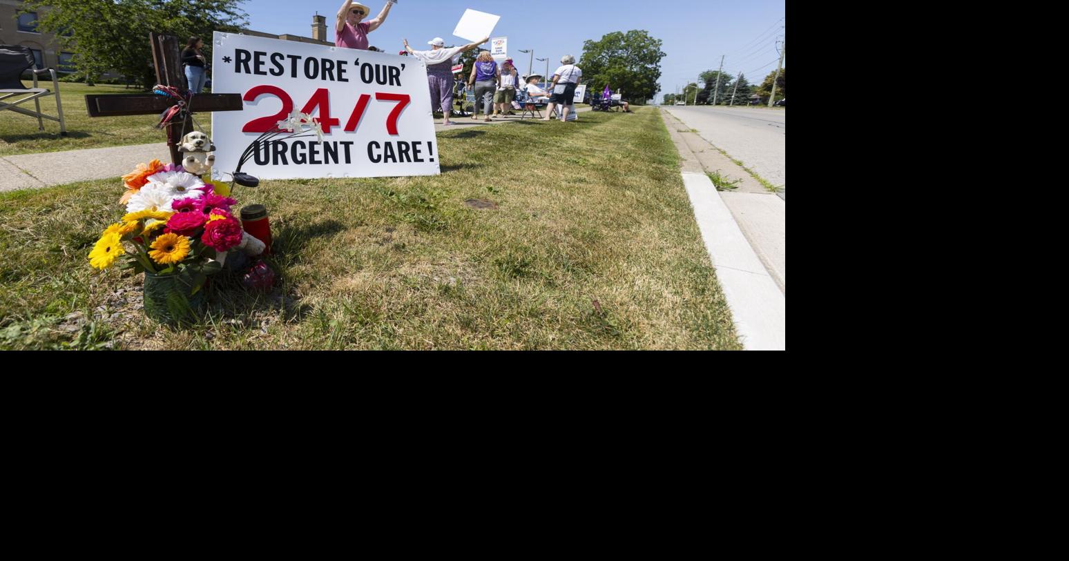 Rallies mark 3 years of reduced urgent care hours