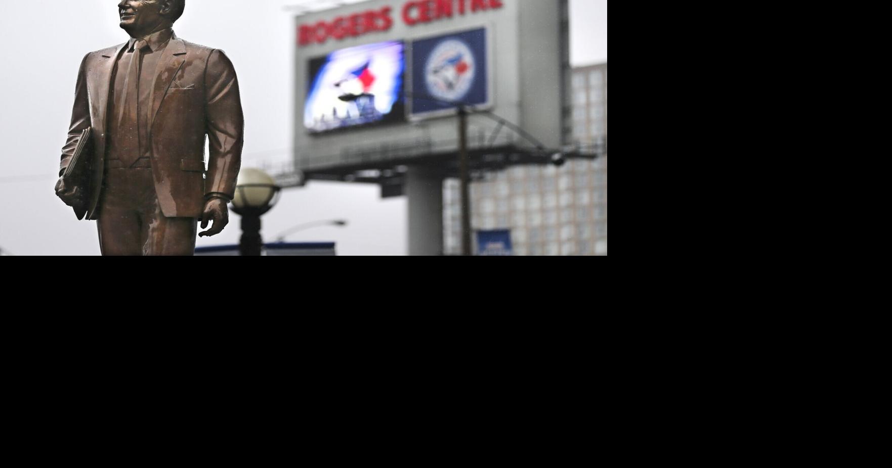 Ted Rogers statue removed from Blue Jays home to make way for a new tribute