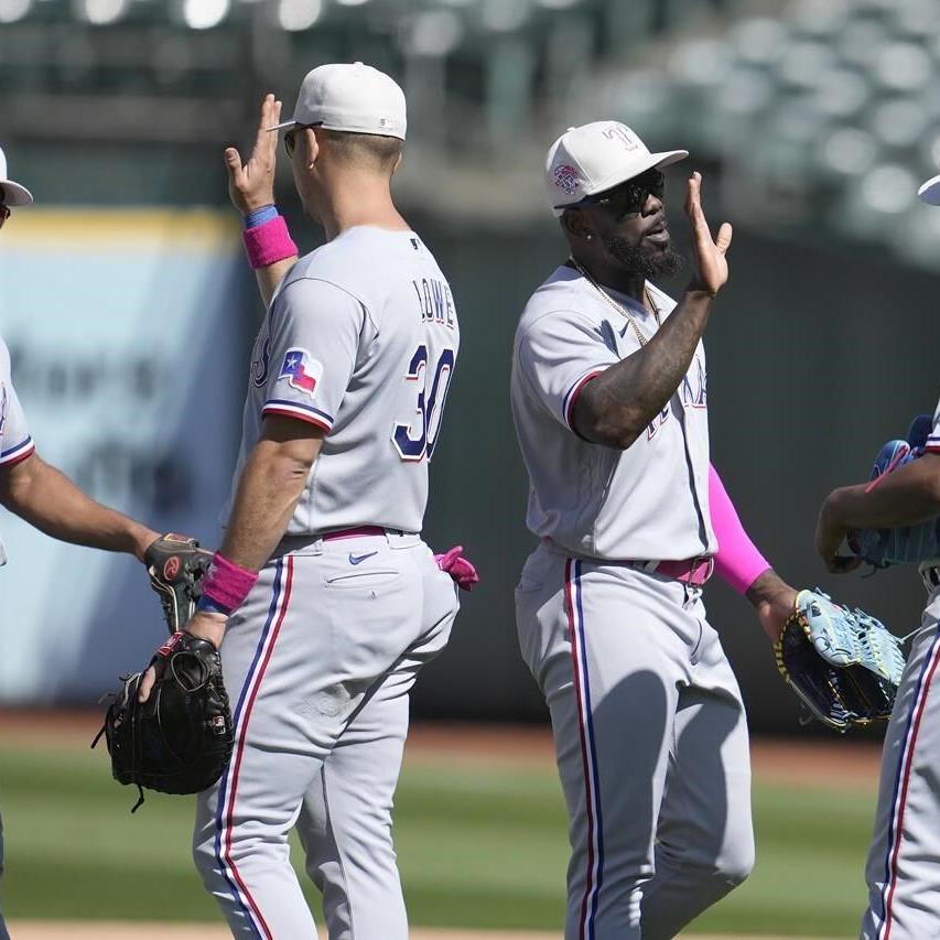 García slam, 5 RBIs lead Rangers to 11-3 win, dropping A's to 9-33