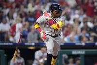 Harris ends power drought with 2 homers as Strider, Braves beat