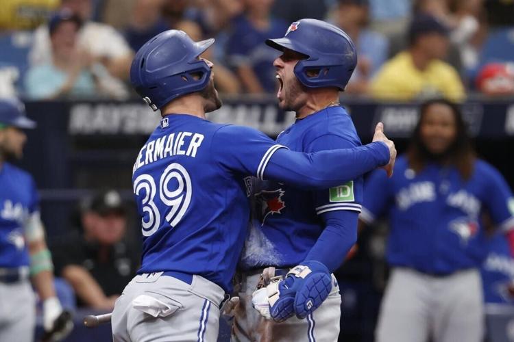 George Springer carted off field with injury in Blue Jays playoff game  against Mariners