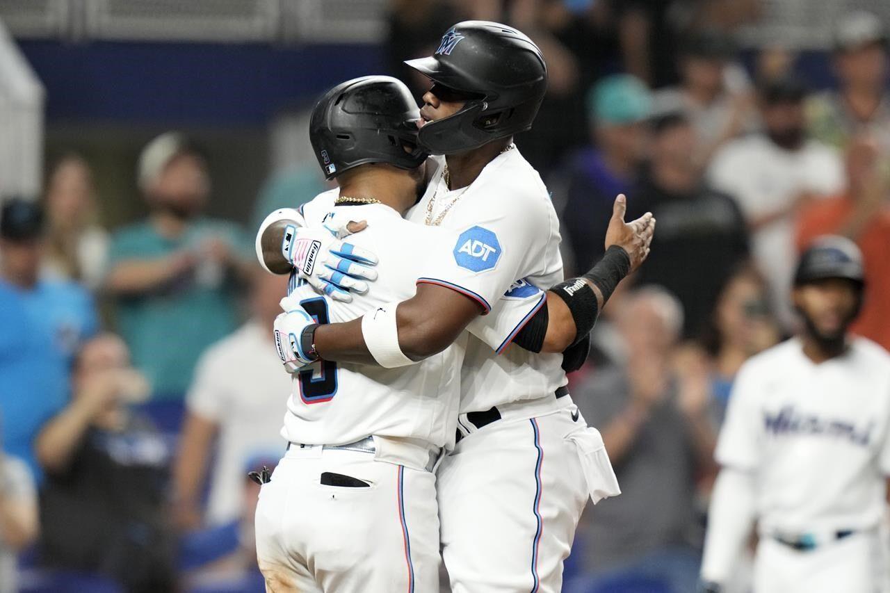 Arraez has career-high 5 hits, 5 RBIs to lead Marlins to 12-1 rout