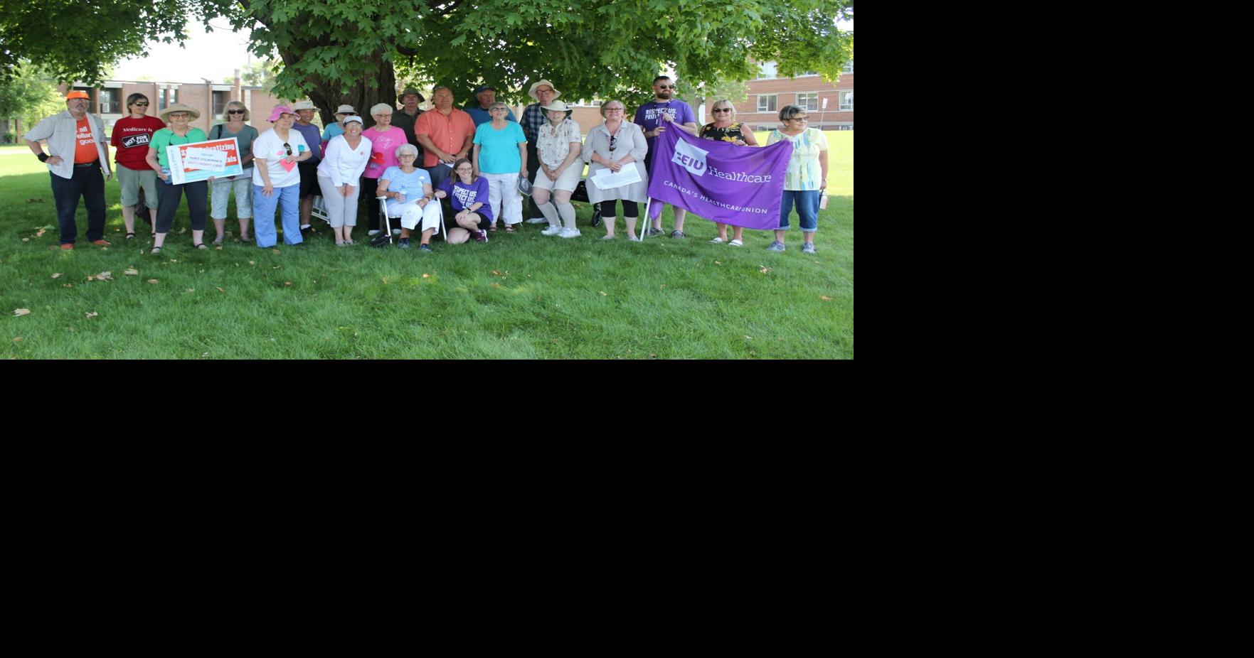 Rally protests service cuts at Port Colborne urgent care centre
