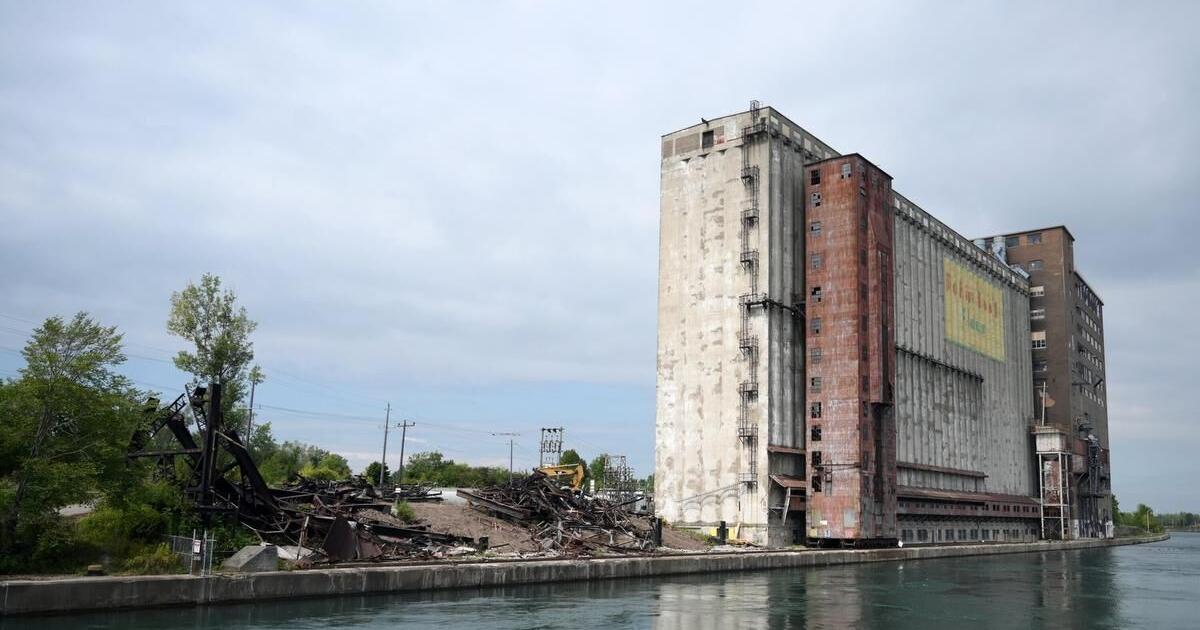 Former Robin Hood Multifoods building in Port Colborne loses structure with help of TV’s Former Robin Hood Multifoods building in Port Colborne loses structure with help of TV’s