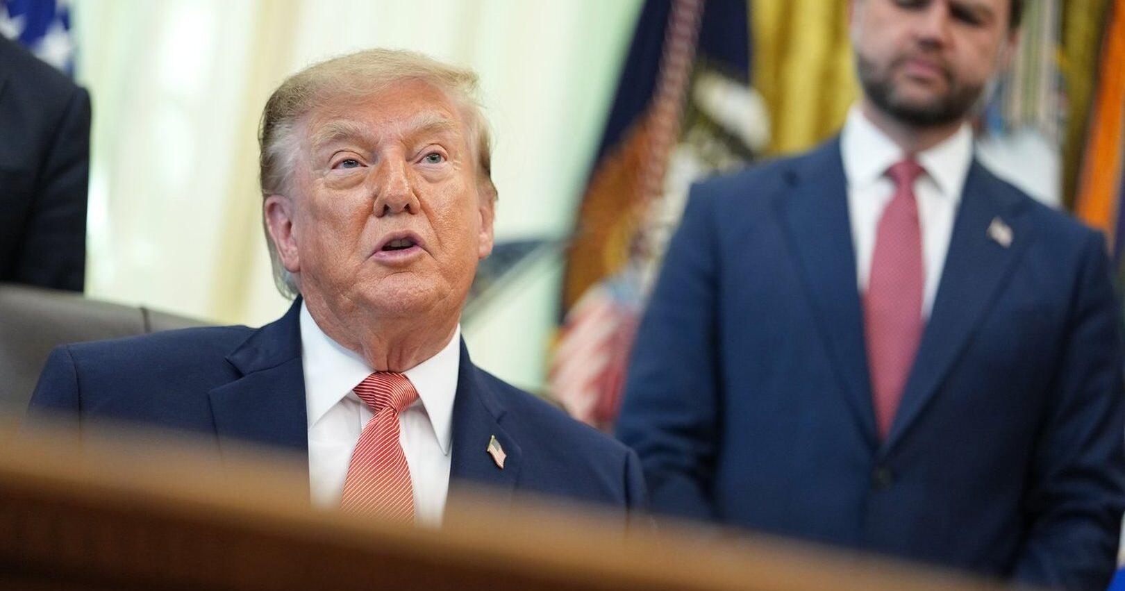 A golden age vs . were working on it : Trump and Vance give different pitches on the economy
