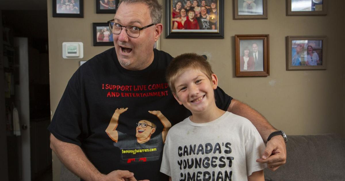 ‘My dad says there’s no money in comedy.’ Ronald Warren is 11. He’s already made $250