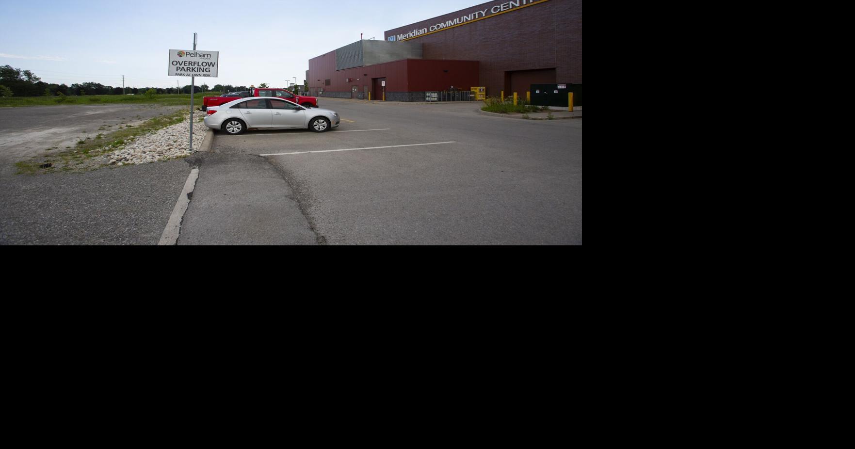 Pelham wants more parking at Meridian Community Centre — just not quite yet