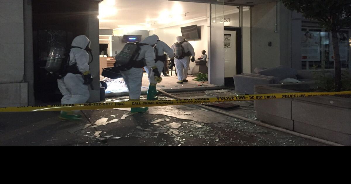 Man suffers serious burns after explosion at marijuana dispensary