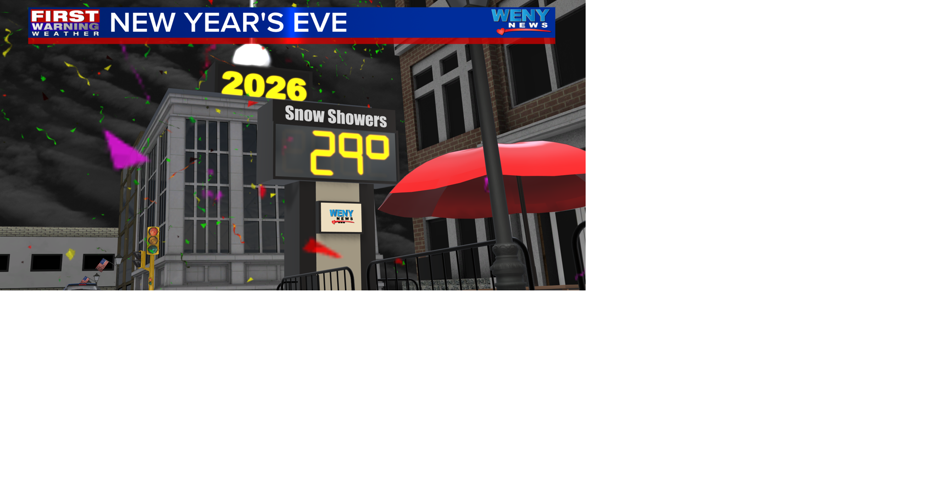 Light snow for New Year’s Eve Evening | News | weny.com