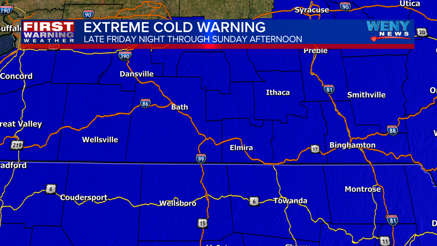 Extreme Cold Warning issued | News | weny.com