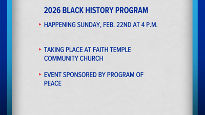 Black Event Programme Program of P.E.A.C.E. holding Black History celebration this weekend ...