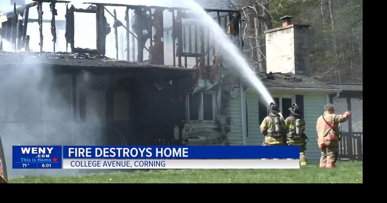 Fire Destroys Home in Town of Corning | | weny.com