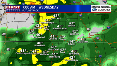 Rain kicks off Wednesday morning | Weather Extra | weny.com