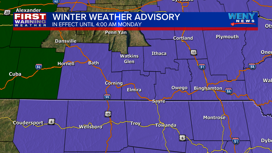 Freezing Rain threat tapers overnight, cold front sends Monday temps ...