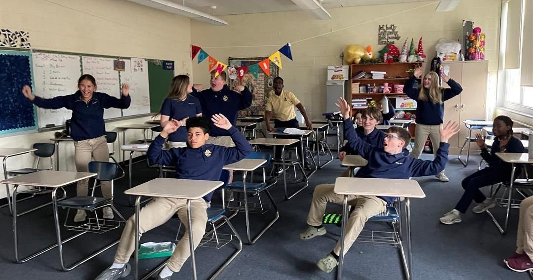 Notre Dame High School in Elmira Celebrates New American-Born Pope Leo ...