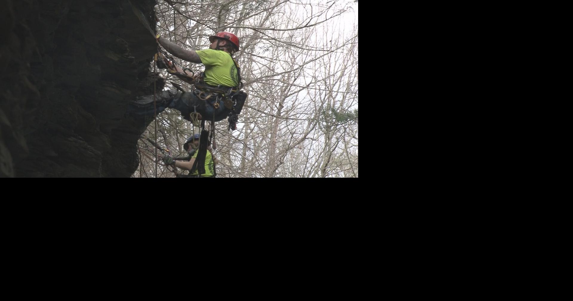 Rope access technicians help prep Gorge Trail for Summer | News | weny.com