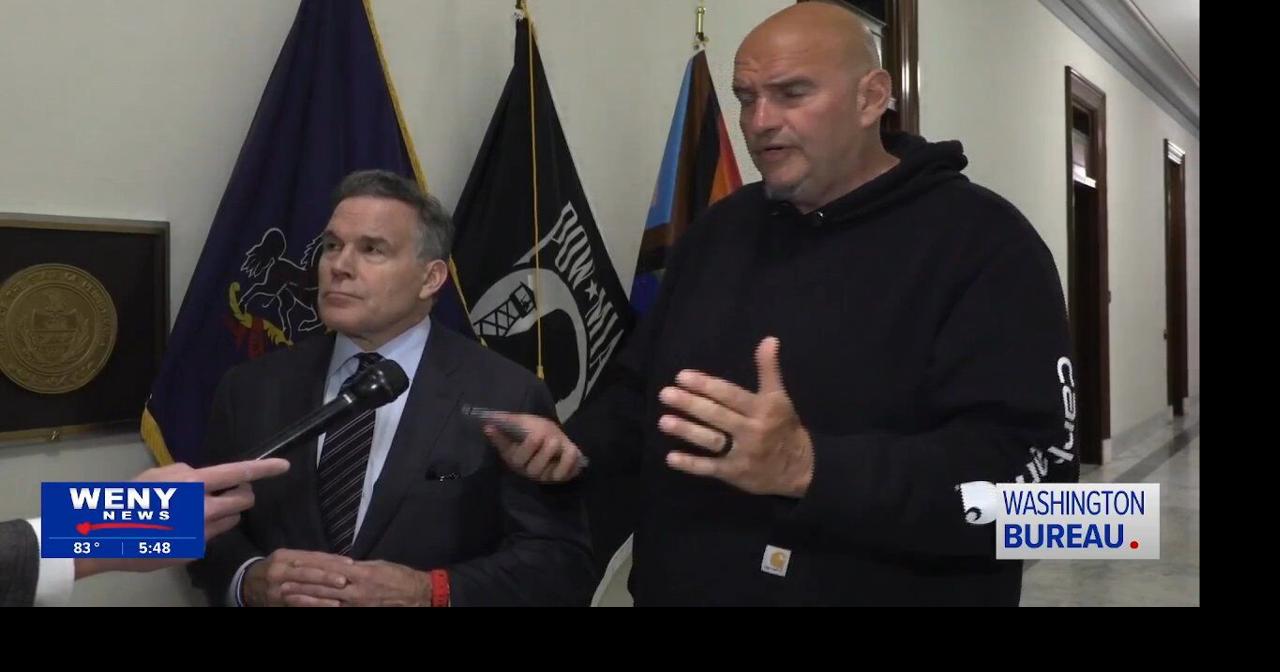 PA Senators McCormick, Fetterman Discuss Gas Prices, Lowering Housing ...