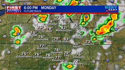 Showers, storms continue to pop-up. Warming trend to follow | | weny.com