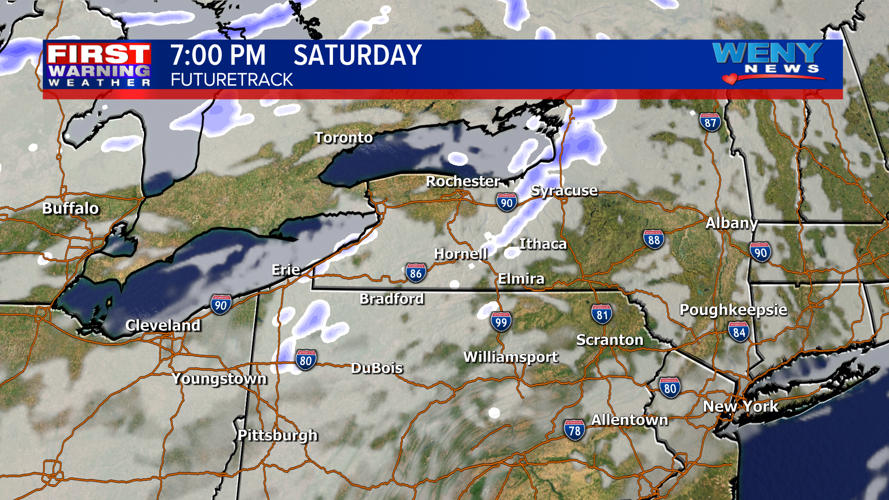 Snow showers move in tonight, before calm and cold Sunday | Weather ...
