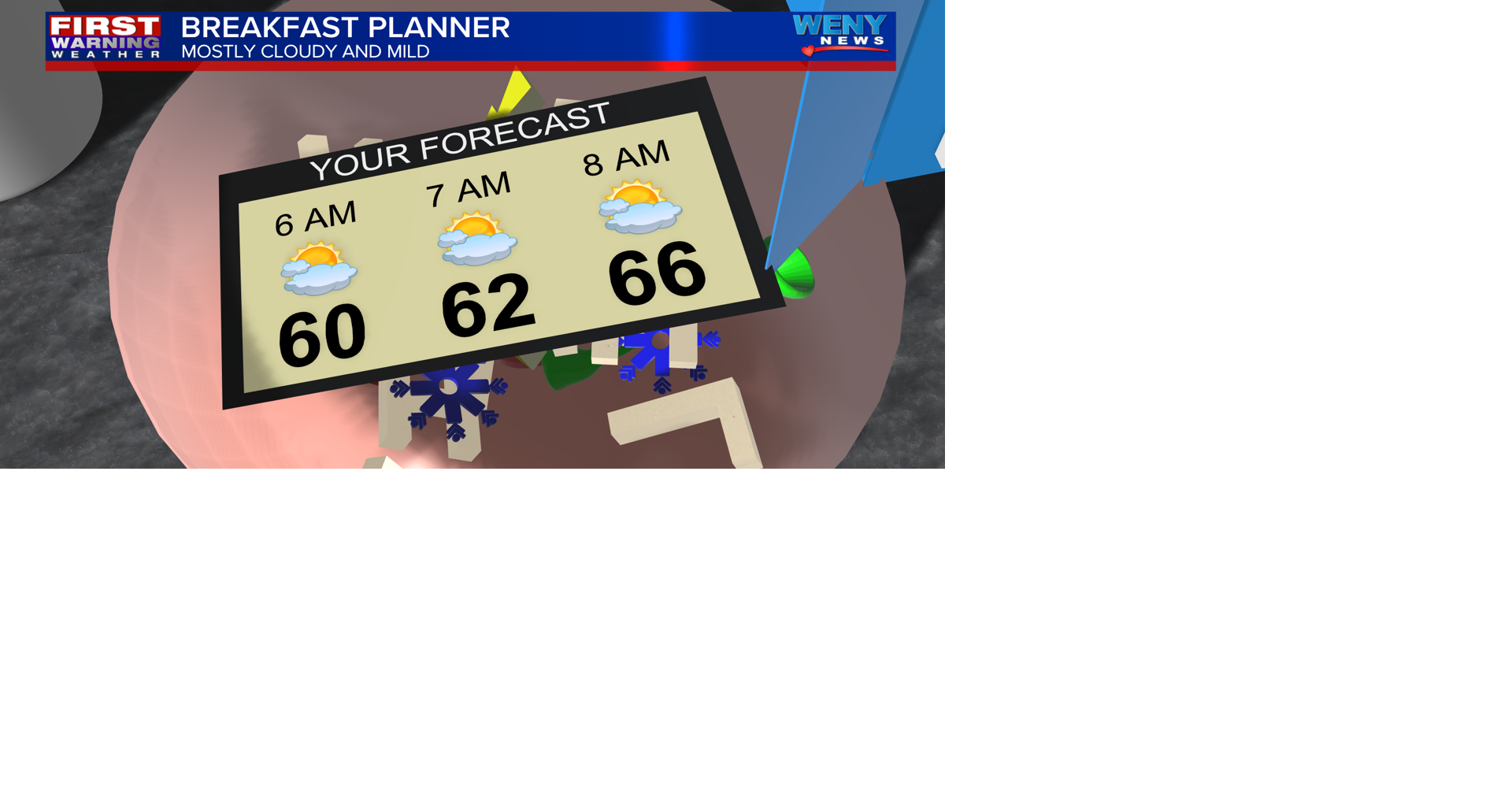 Partly sunny and staying warm | News | weny.com