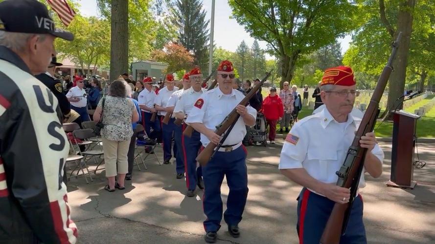 People Pay Respects to Fallen Soldiers on Memorial Day at Elmira's ...