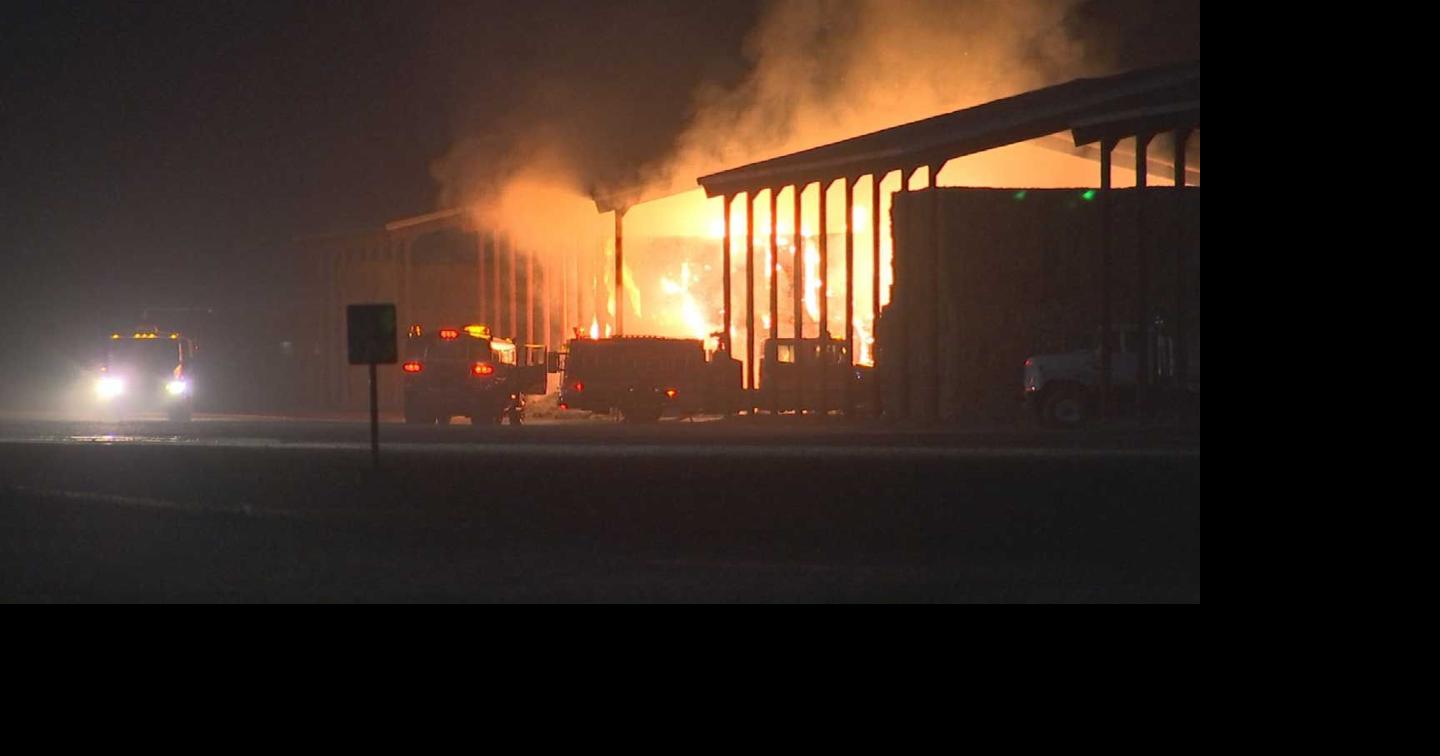Hay fire burning at dairy farm | Archives | westvalleyview.com