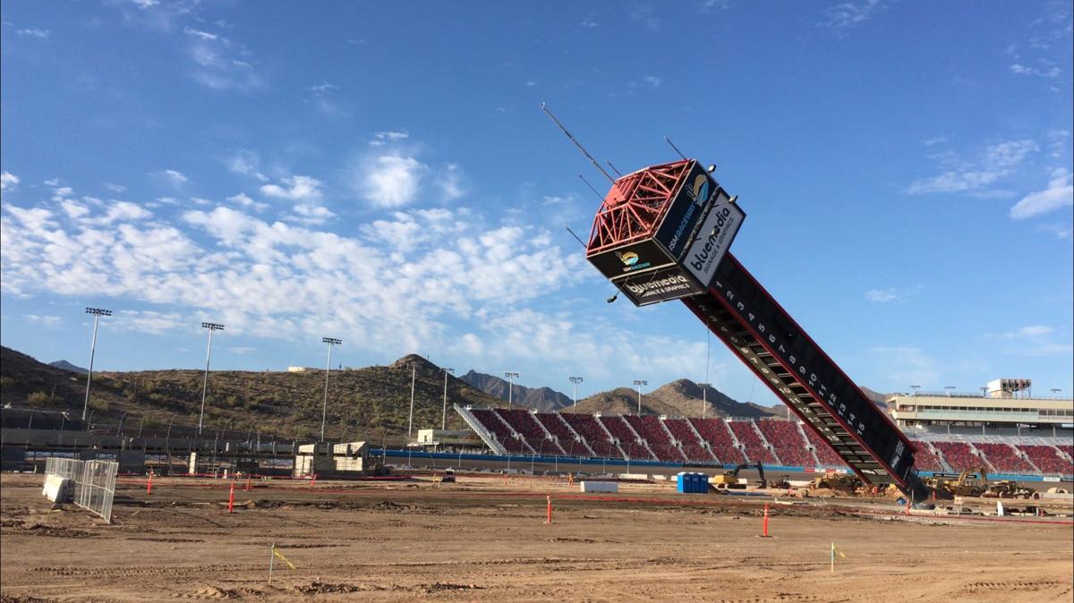 ISM Raceway scoring tower comes down | News ...