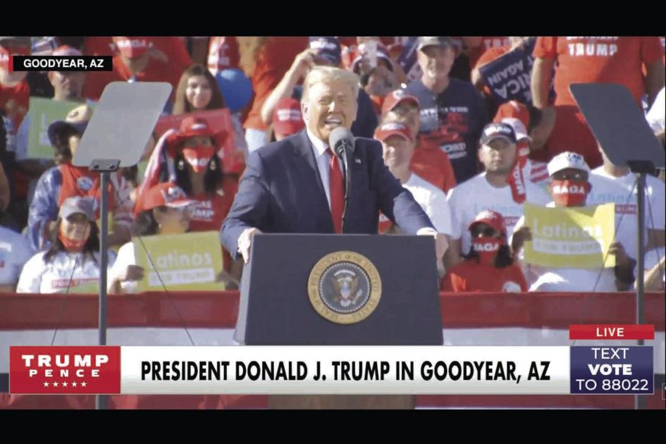 President Donald Trump Phoenix Goodyear Airport ...