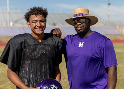 Millennium Coach Encourages Son S Football Career Sports
